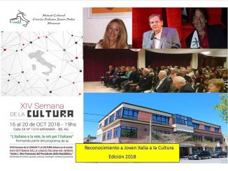 Premio Reconocimiento Joven Italia a la Cultura 2018