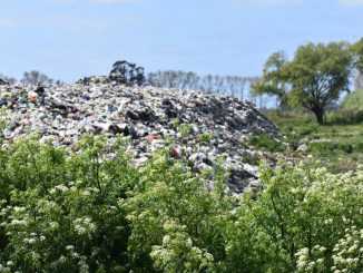Basural a cielo abierto en Miramar