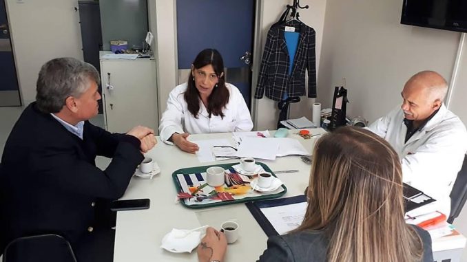 Honores en el Hospital Alberto Balestrini