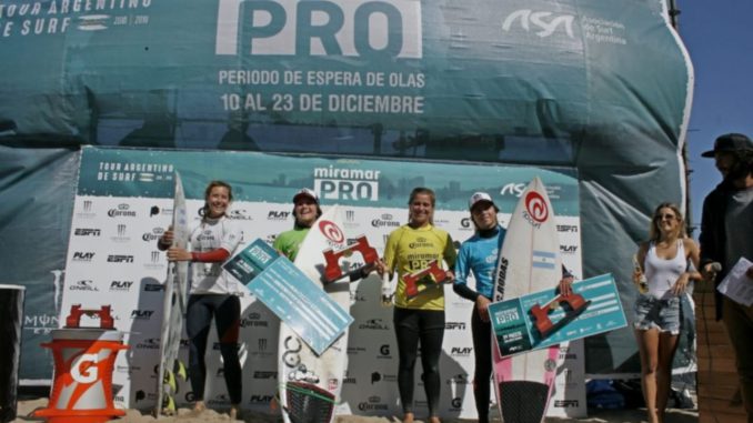 Arreyes y Cosoleto se coronaron en el Miramar Pro